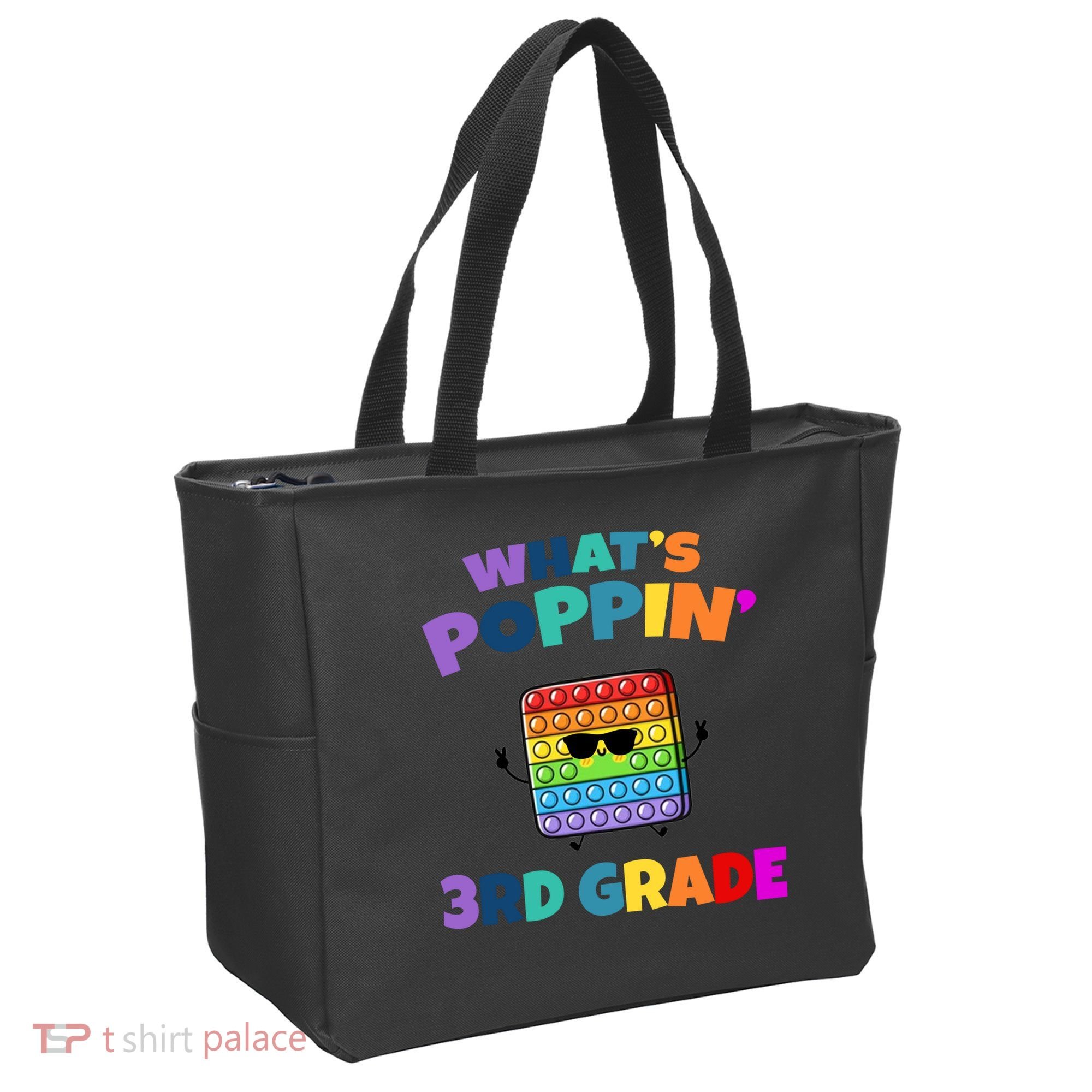 3rd Grade First Day Of School Pop It Tote Bag