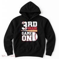 3rd Grade Game On Back To School Baseball Boy Third Grade Hoodie thumb 0