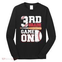 3rd Grade Game On Back To School Baseball Boy Third Grade Long Sleeve Shirt thumb 0