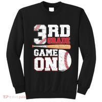 3rd Grade Game On Back To School Baseball Boy Third Grade Sweatshirt thumb 0