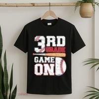 3rd Grade Game On Back To School Baseball Boy Third Grade T-Shirt thumb 2