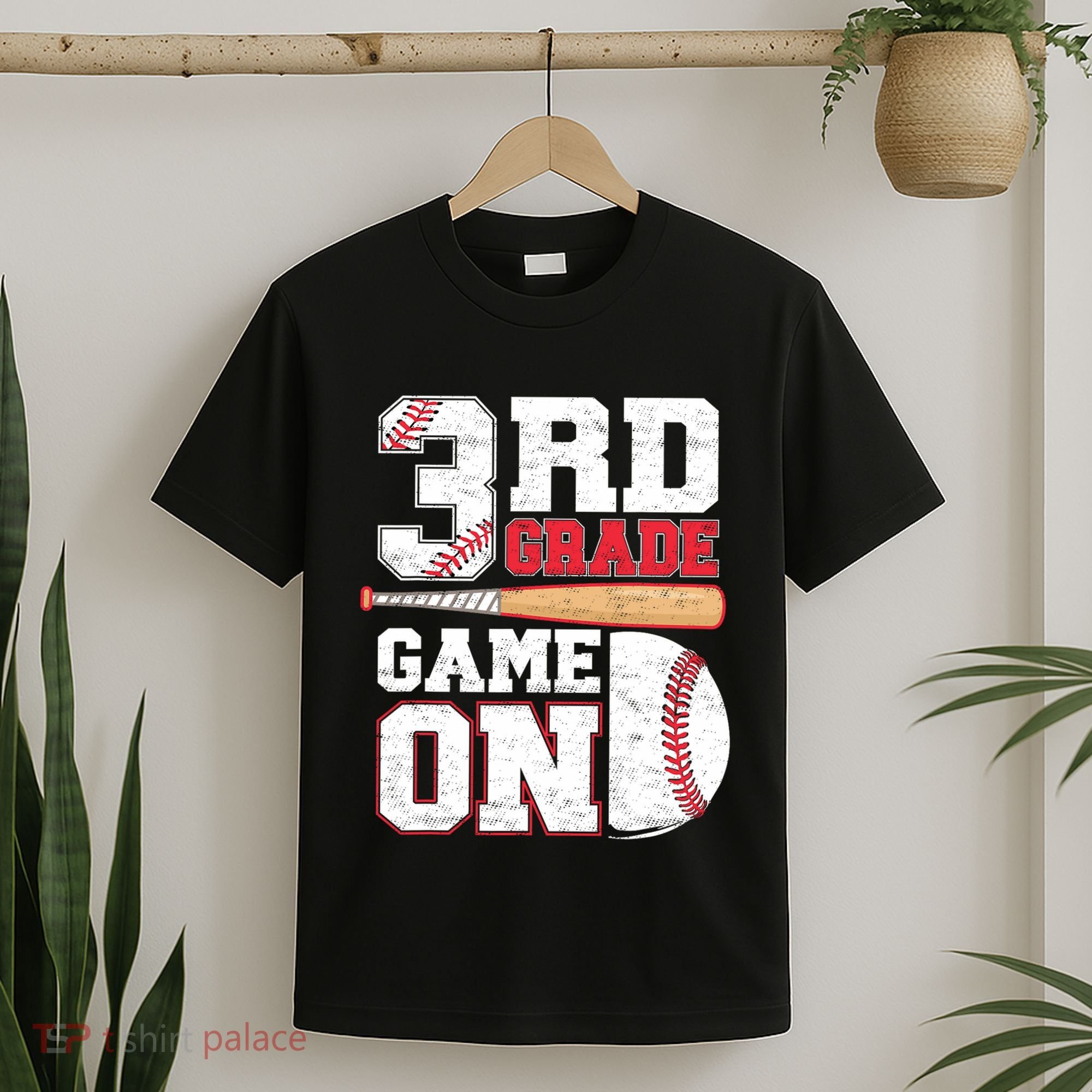 3rd Grade Game On Back To School Baseball Boy Third Grade T-Shirt