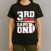3rd Grade Game On Back To School Baseball Boy Third Grade T-Shirt thumb 4