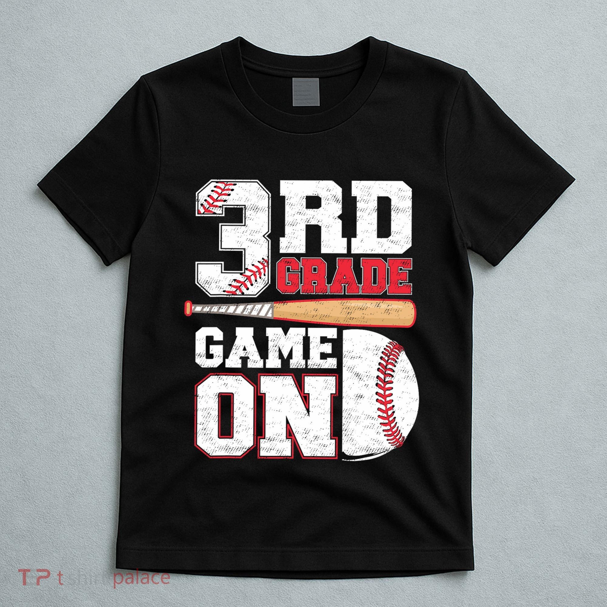 3rd Grade Game On Back To School Baseball Boy Third Grade T-Shirt