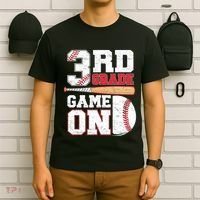 3rd Grade Game On Back To School Baseball Boy Third Grade T-Shirt thumb 6