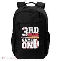 3rd Grade Game On Back To School Baseball Boy Third Grade Backpack thumb 0