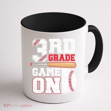 3rd Grade Game On Back To School Baseball Boy Third Grade Coffee Mug back