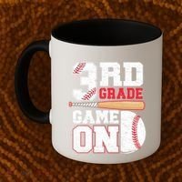 3rd Grade Game On Back To School Baseball Boy Third Grade Coffee Mug thumb 2