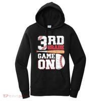 3rd Grade Game On Back To School Baseball Boy Third Grade Women's Hoodie thumb 0