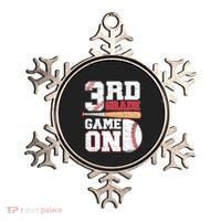 3rd Grade Game On Back To School Baseball Boy Third Grade Ornament thumb 0