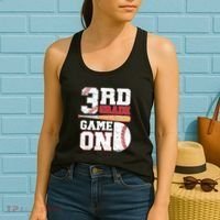 3rd Grade Game On Back To School Baseball Boy Third Grade Women's Tank Top thumb 2
