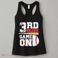 3rd Grade Game On Back To School Baseball Boy Third Grade Women's Tank Top thumb 3