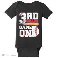 3rd Grade Game On Back To School Baseball Boy Third Grade Baby Bodysuit thumb 0