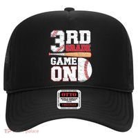 3rd Grade Game On Back To School Baseball Boy Third Grade Hat thumb 0