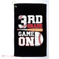 3rd Grade Game On Back To School Baseball Boy Third Grade Golf Towel thumb 0