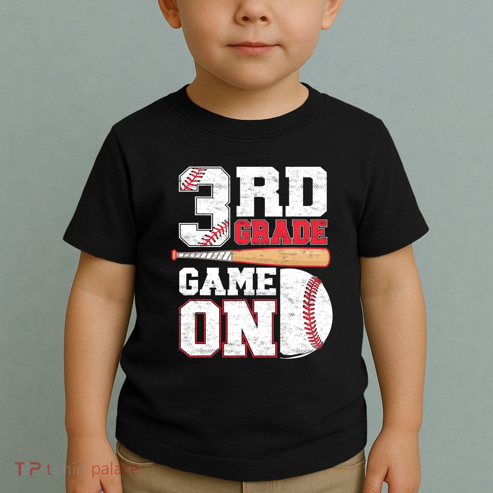 3rd Grade Game On Back To School Baseball Boy Third Grade Toddler T-Shirt