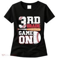 3rd Grade Game On Back To School Baseball Boy Third Grade Women's T-Shirt thumb 0