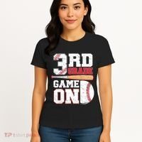 3rd Grade Game On Back To School Baseball Boy Third Grade Women's T-Shirt thumb 4