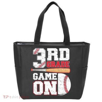 3rd Grade Game On Back To School Baseball Boy Third Grade Bag