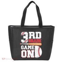 3rd Grade Game On Back To School Baseball Boy Third Grade Tote Bag thumb 0
