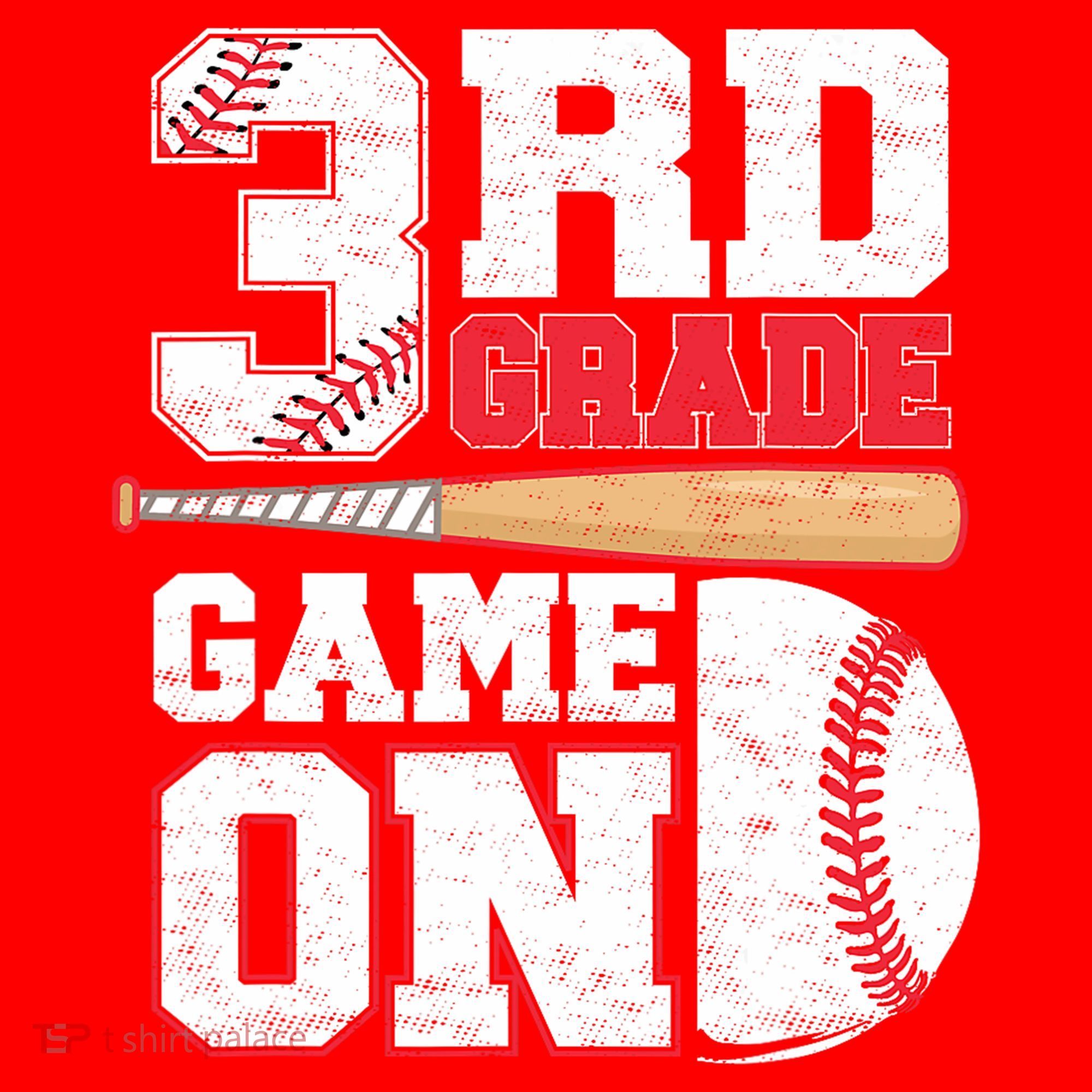 3rd Grade Game On Back To School Baseball Boy Third Grade Santa Hat