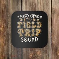 3rd Grade History Museum Field Trip Squad Teacher Student Coaster thumb 0