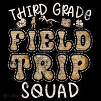 3rd Grade History Museum Field Trip Squad Teacher Student Coaster thumb 2