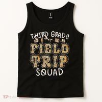 3rd Grade History Museum Field Trip Squad Teacher Student Tank Top thumb 2