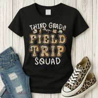 3rd Grade History Museum Field Trip Squad Teacher Student Women's T-Shirt thumb 3