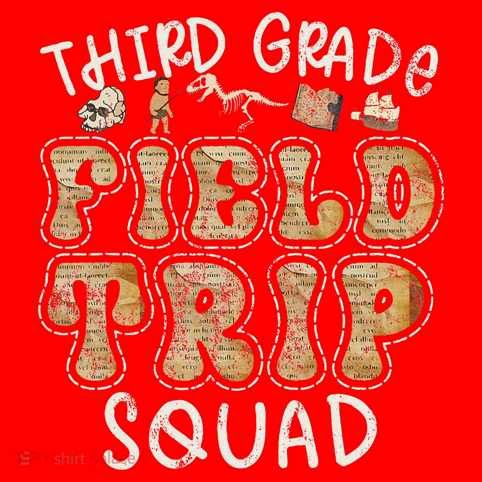 3rd Grade History Museum Field Trip Squad Teacher Student Santa Hat
