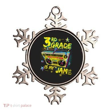 3rd Grade Is My Jam 80s Boombox Third Grade Back To School Ornament