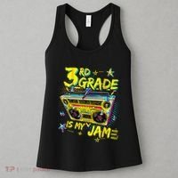 3rd Grade Is My Jam 80s Boombox Third Grade Back To School Women's Tank Top thumb 3