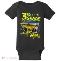 3rd Grade Is My Jam 80s Boombox Third Grade Back To School Baby Bodysuit thumb 0