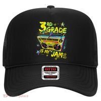 3rd Grade Is My Jam 80s Boombox Third Grade Back To School Hat thumb 0