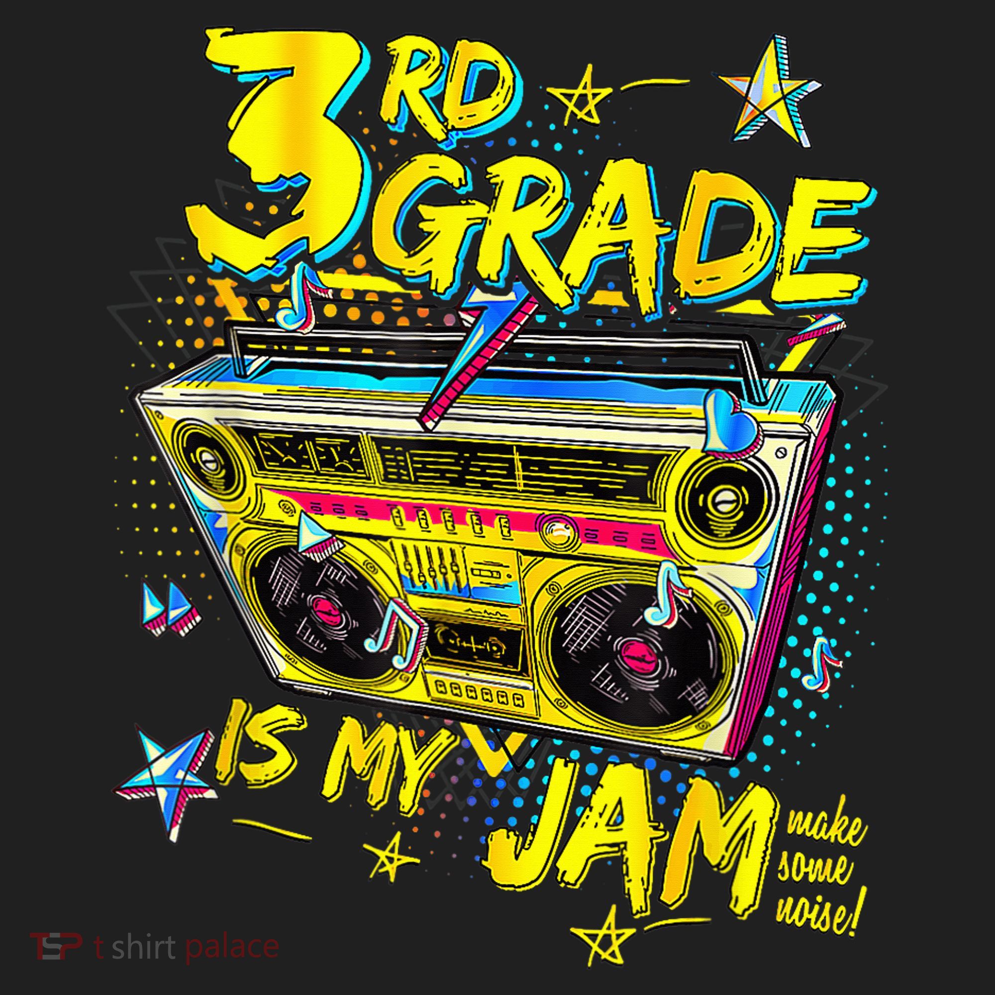 3rd Grade Is My Jam 80s Boombox Third Grade Back To School Hat
