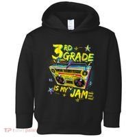3rd Grade Is My Jam 80s Boombox Third Grade Back To School Toddler Hoodie thumb 0