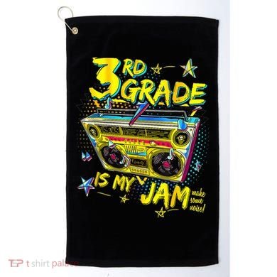 3rd Grade Is My Jam 80s Boombox Third Grade Back To School Golf Towel