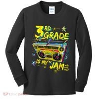 3rd Grade Is My Jam 80s Boombox Third Grade Back To School Kids Long Sleeve Shirt thumb 0