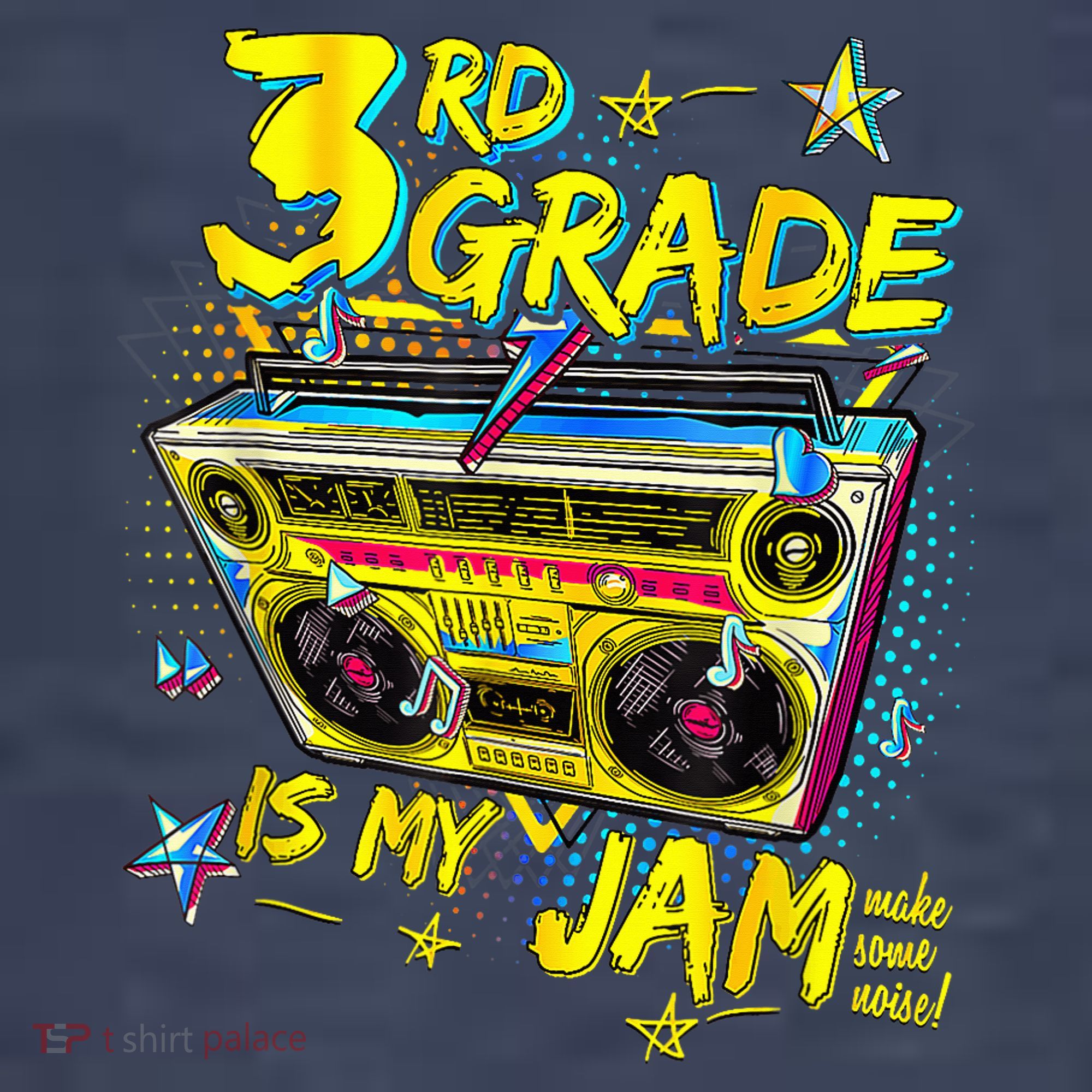 3rd Grade Is My Jam 80s Boombox Third Grade Back To School Sweatshirt