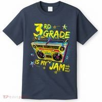 3rd Grade Is My Jam 80s Boombox Third Grade Back To School T-Shirt thumb 0