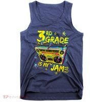 3rd Grade Is My Jam 80s Boombox Third Grade Back To School Tank Top thumb 0