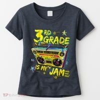 3rd Grade Is My Jam 80s Boombox Third Grade Back To School Women's T-Shirt thumb 0