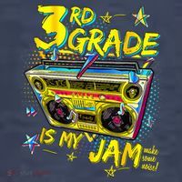 3rd Grade Is My Jam 80s Boombox Third Grade Back To School Women's T-Shirt thumb 6