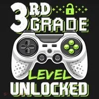 3rd Grade Level Unlocked For Back To School T-Shirt thumb 7
