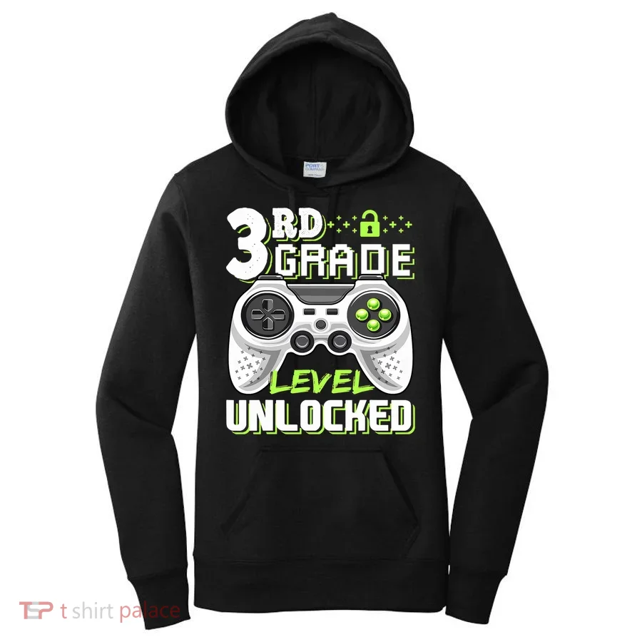 3rd Grade Level Unlocked For Back To School Women's Hoodie