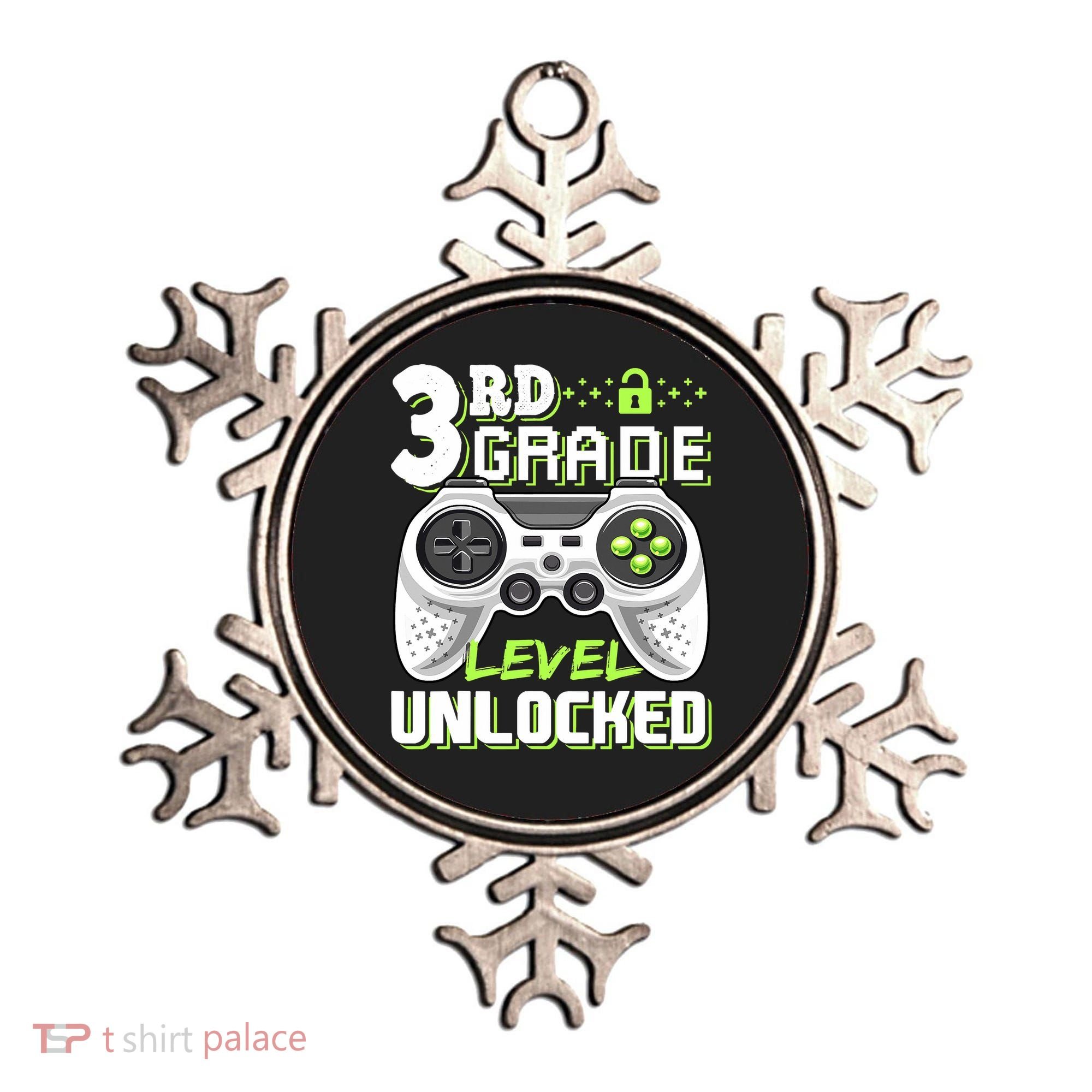 3rd Grade Level Unlocked For Back To School Ornament