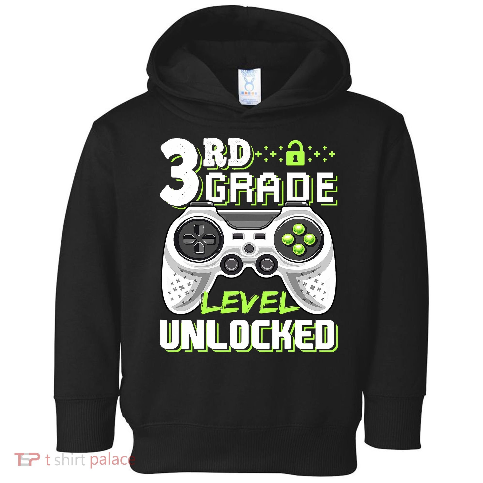 3rd Grade Level Unlocked For Back To School Toddler Hoodie