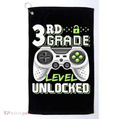 3rd Grade Level Unlocked For Back To School Golf Towel