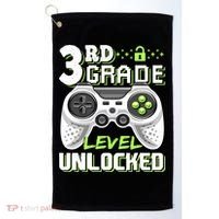 3rd Grade Level Unlocked For Back To School Golf Towel thumb 0