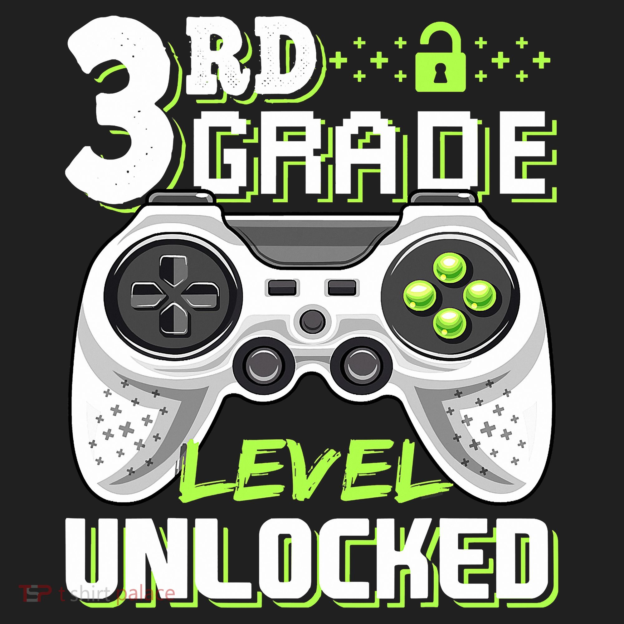 3rd Grade Level Unlocked For Back To School Golf Towel